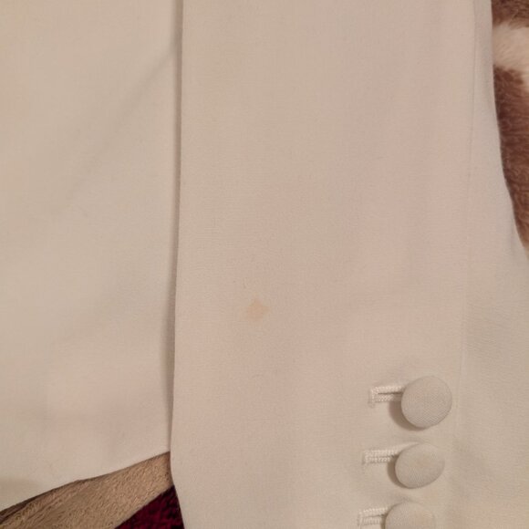 White House Black Market White Blazer Size 4 Please Read! - Picture 7 of 8